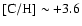 ${\rm [C/H]} \sim +3.6$