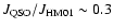 $J_{{\rm QSO}}/J_{{\rm HM01}} \sim 0.3$