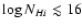 $\log N_{H {\sc i}}\lesssim 16$