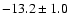$ -13.2 \pm 1.0$