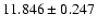 $11.846 \pm 0.247$