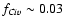 $f_{C {\sc iv}} \sim 0.03$