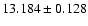 $13.184 \pm 0.128$