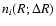 $n_i(R;\Delta R)$
