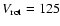 $V_{\rm rot}=125$