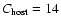 $C_{\rm host}=14$
