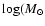 $\log(M_{\odot}$