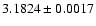 $3.1824\pm0.0017$