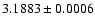 $3.1883\pm0.0006$