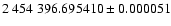 $2~454~396.695410 \pm 0.000051$