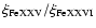 $\xi_{{\rm FeXXV}}/\xi_{{\rm FeXXVI}}$