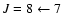$J=8\leftarrow 7$