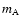 $m_{\rm A}$