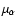 $\mu_{\alpha}$