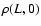 $\rho(L,0)$