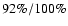 $92\%/100\%$