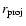 $r_{\rm proj}$