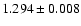 $1.294 \pm 0.008$