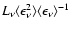 $L_\nu\langle\epsilon_\nu^2\rangle
\langle\epsilon_\nu\rangle^{-1}$