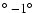 $\hbox{$^\circ$ }{-}1\hbox{$^\circ$ }$