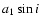 $a_1 \sin{i}$