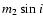 $m_2 \sin{i}$