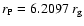$r_{\rm P}=6.2097~r_{\rm g}$