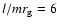 $l/mr_{\rm g}=6$