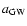 $a_{\rm GW}$
