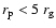 $r_{\rm p}<5~r_{\rm g}$