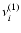 $\nu_i^{(1)}$