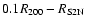 $0.1 R_{200} - R_{\rm S2N}$