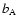 $b_{\rm A}$