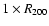 $1 \times R_{200}$