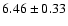 $6.46\pm0.33$