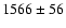 $1566\pm56$