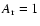 $A_{\rm r}=1$