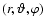 $(r,\vartheta,\varphi)$
