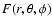 $F(r,\theta,\phi)$