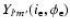 $Y_{l'{m'}}(i_{\rm e},\phi_{\rm e})$