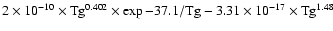$2\times 10^{-10}\times {\rm Tg}^{0.402}\times
\exp{-37.1/{\rm Tg}}-3.31\times 10^{-17}\times {\rm Tg}^{1.48}$