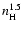 $ n_{\rm H}^{1.5}$