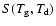 $S(T_{\rm g},T_{\rm d})$