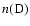 $n({\rm D})$