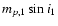 $m_{p,1} \sin i_{1}$