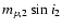 $m_{p,2} \sin i_{2}$