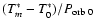 $(T^*_m - T^*_0)/ P_{\rm orb \;0}$