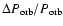 $\Delta P_{\rm orb} / P_{\rm orb}$