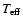 \ensuremath{\mathit{T}_{\rm eff}}