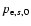 $p_{{\rm e},s,0}$